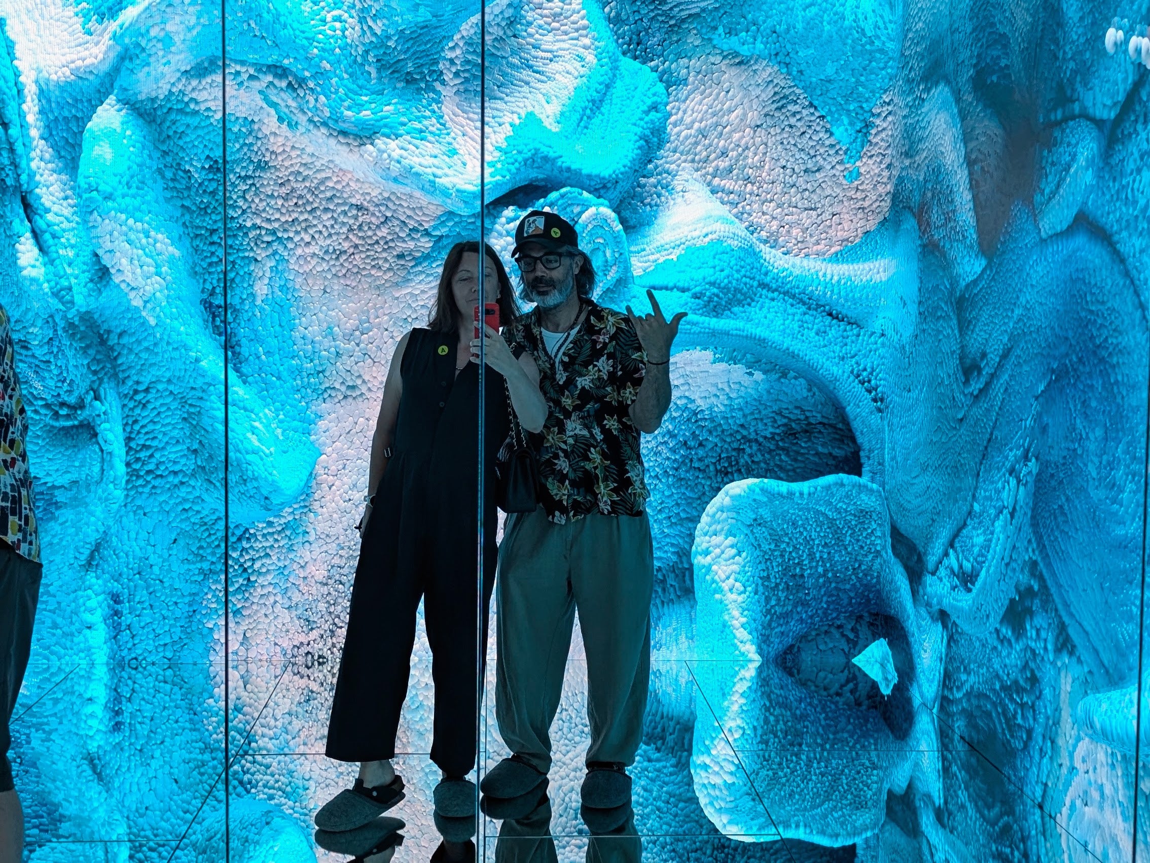 Silvia Torricelli e Yuri Catania al Kunsthaus di Zurigo nell'opera di Refik Anadol