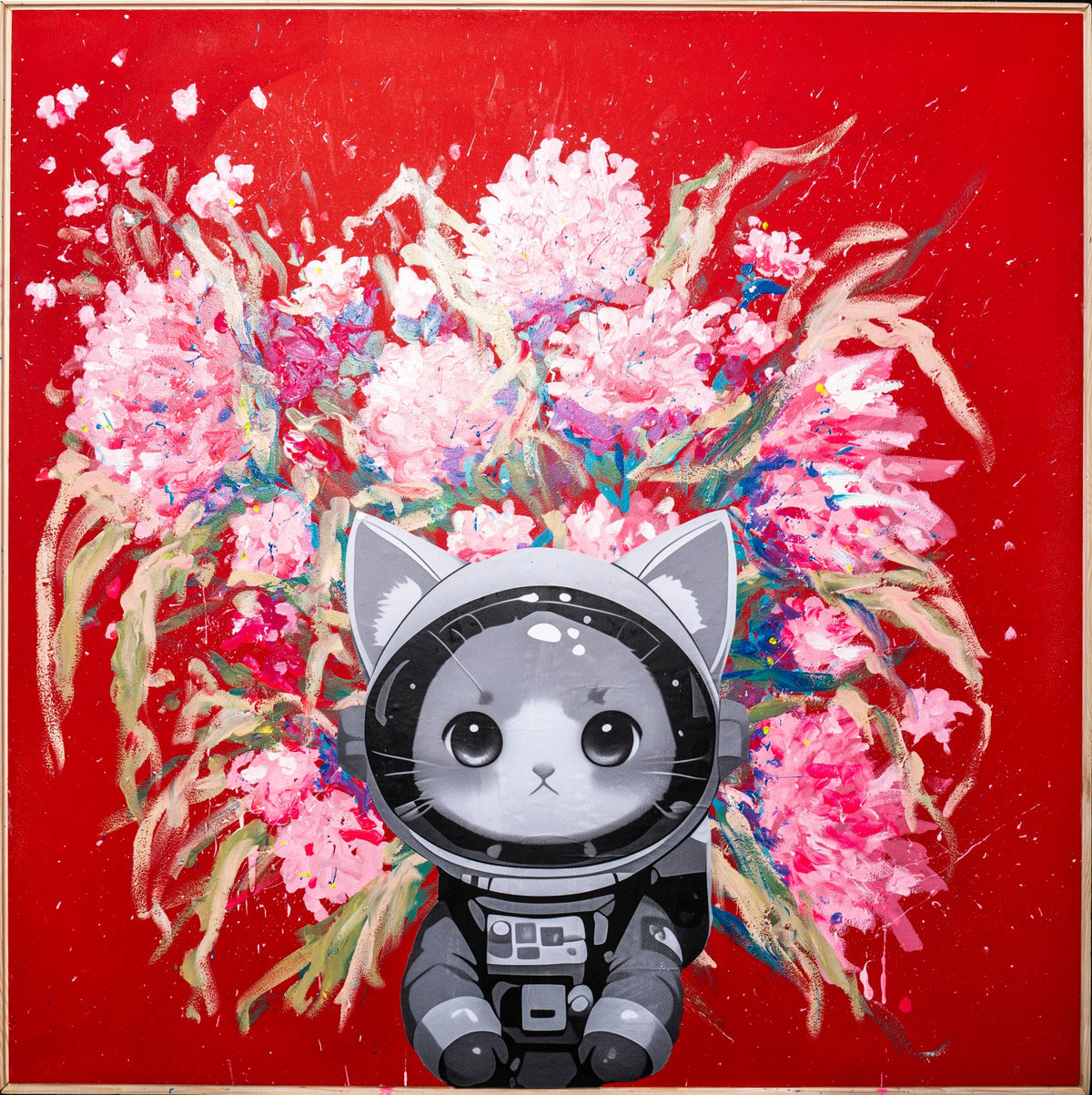 Red Astro Cat, 2025 — Yuri Catania