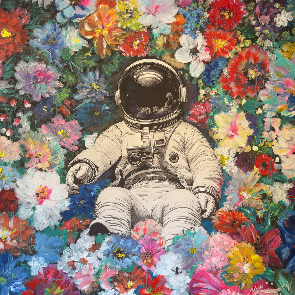 The Astronaut Fallen in the Flowers, 2024 — Yuri Catania