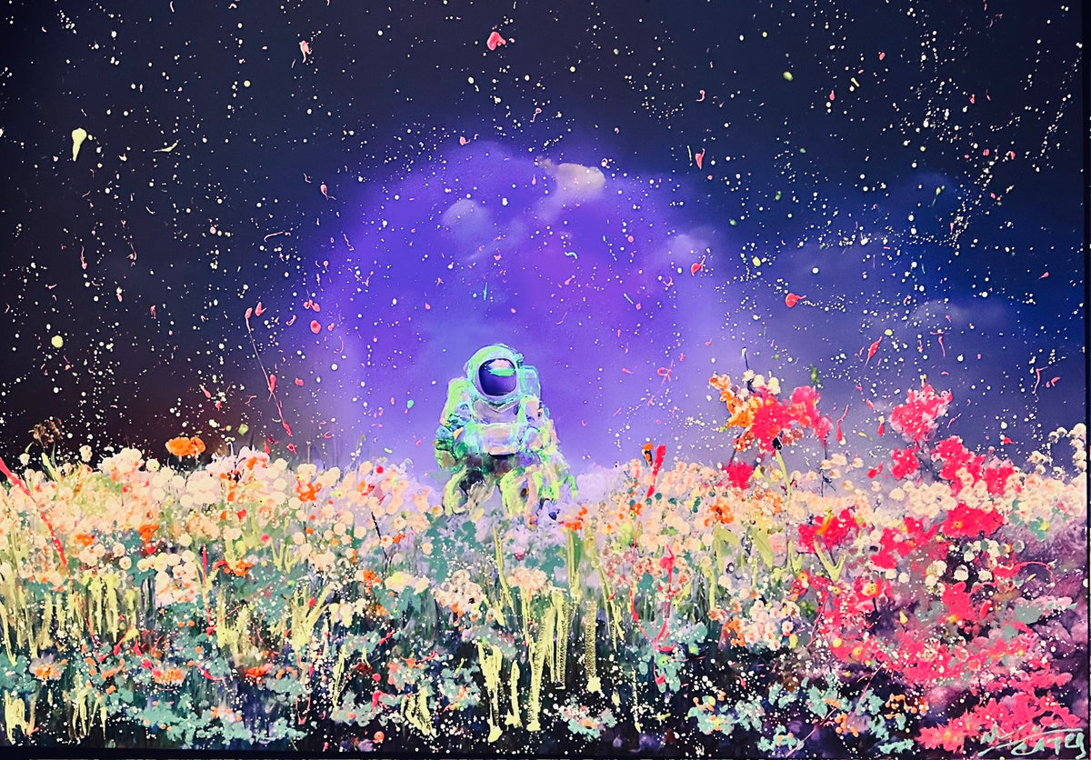 Nocturnal Astro Flowers Field, 2023 — Yuri Catania