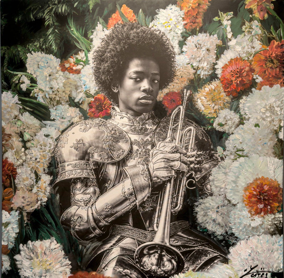 The Trumpet Boy In The Dahlias, 2026 — Yuri Catania