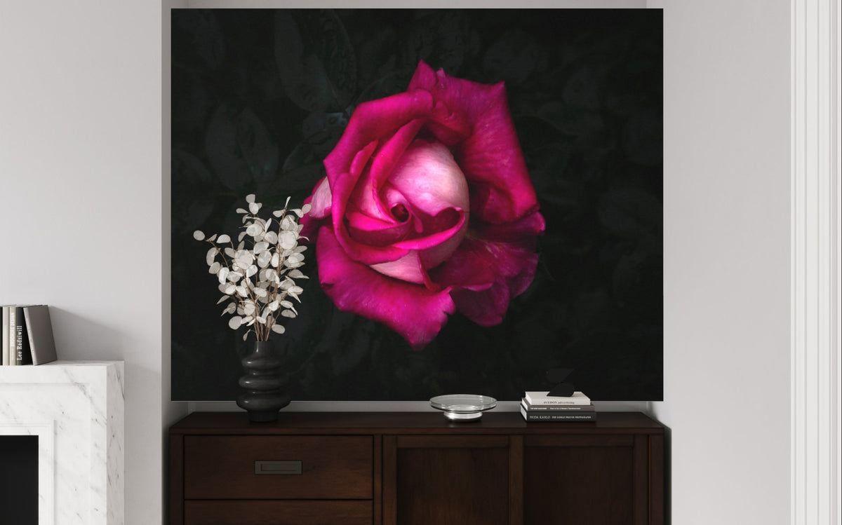 Victor Hugo Red Lips | Black Flowers Secret Garden | Yuri Catania, 2020
