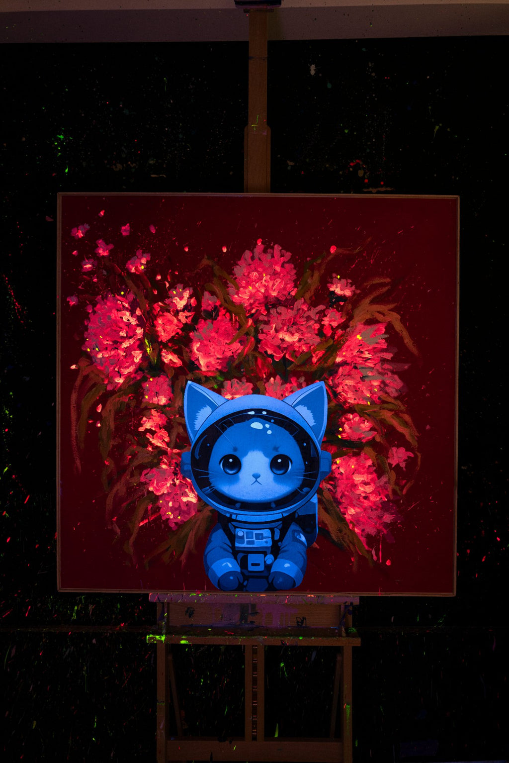 Red Astro Cat | Yuri in Wonderland | Yuri Catania, 2025