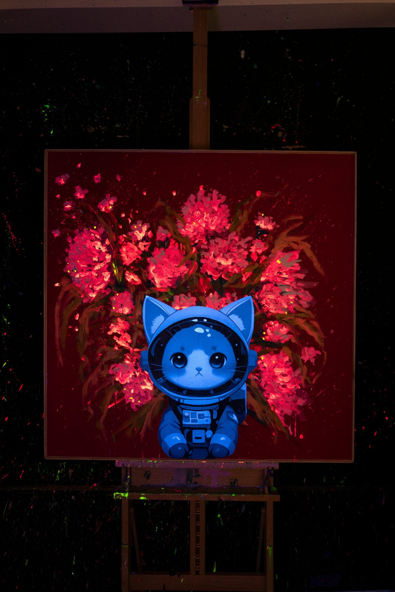 Red Astro Cat | Yuri in Wonderland | Yuri Catania, 2025